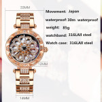 Explosive Creative Rotating Dial Ladies Watch Lazy Magnet Buckle Quartz Watch